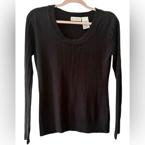 White Stag ribbed detail sweater